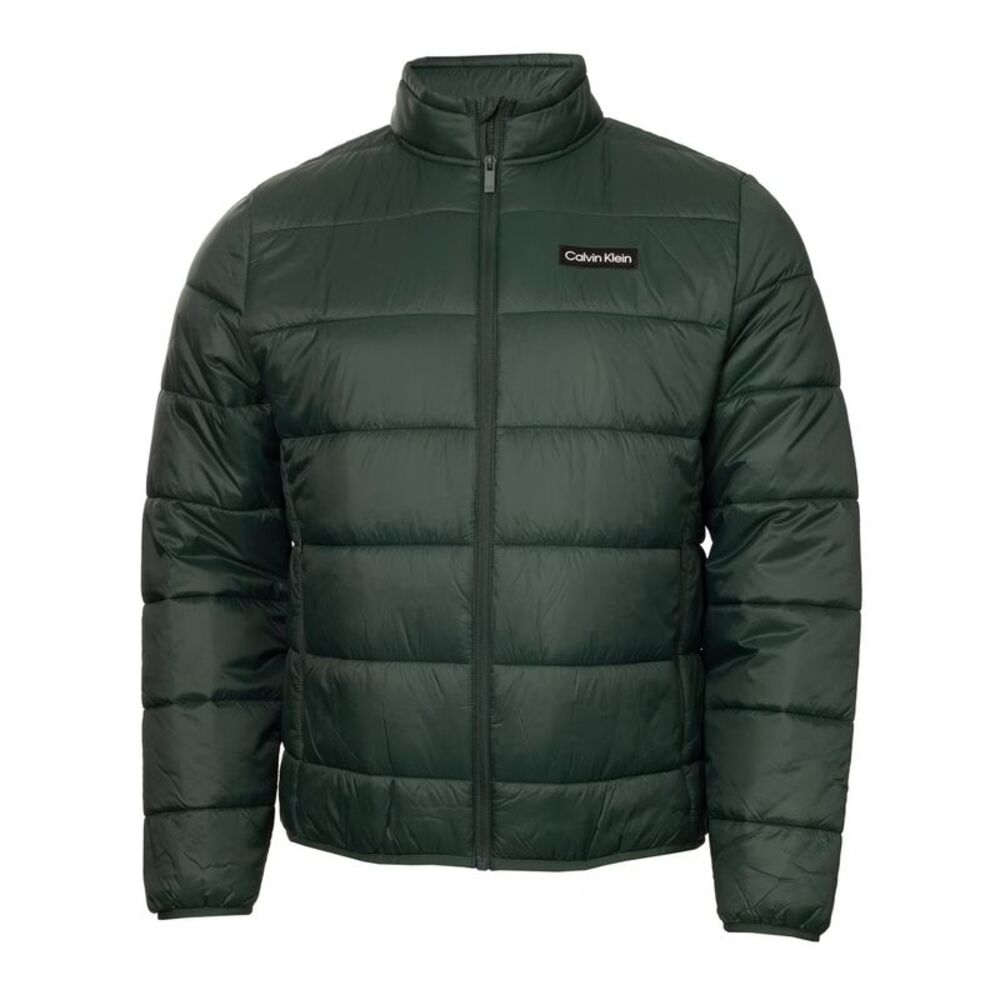 Calvin Klein Mens Performance Lightweight Puffer Jacket / Evergreen